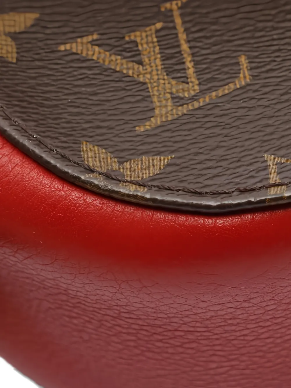 Pre-owned Louis Vuitton 2012 Eden Pm Monogram Leather Tote Bag In Brown