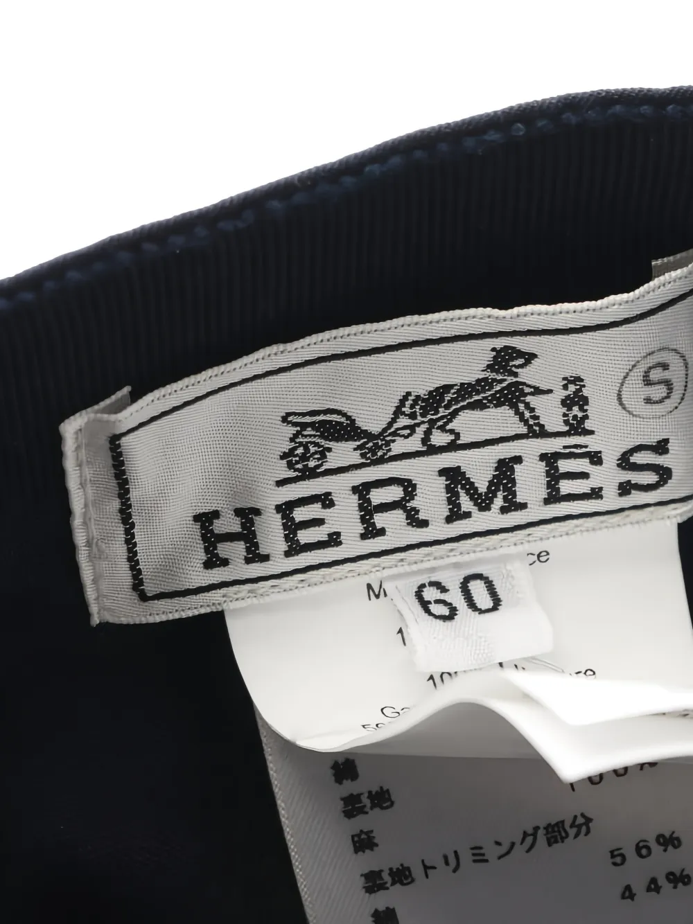 HERMES Pre-owned 20s Irving 2211 Baseball Cap In Blue