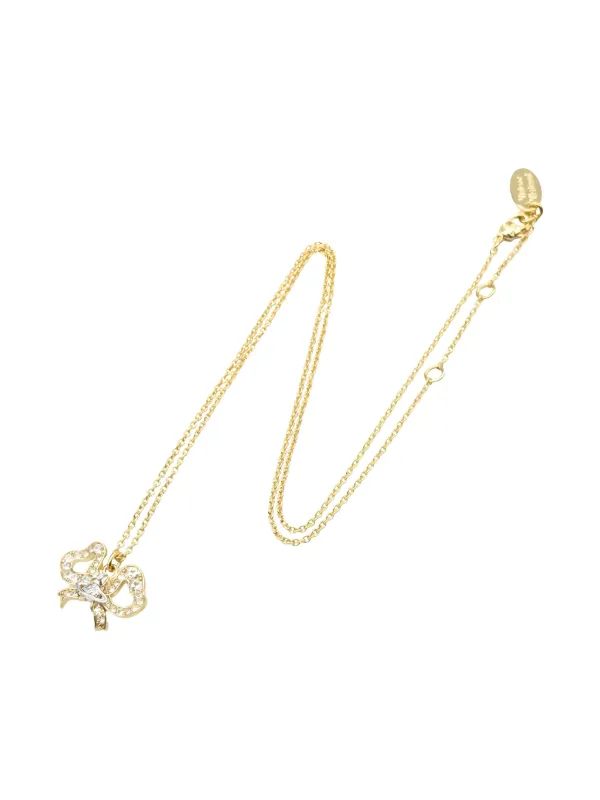 Vivienne Westwood Pre-Owned 2020s Orb Rigoberta リボンネックレス