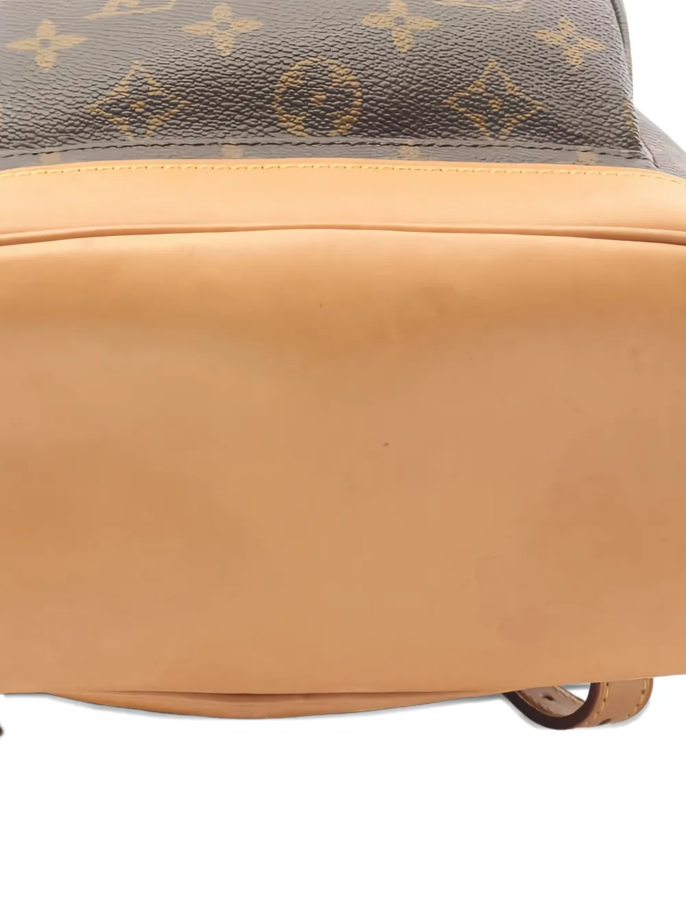 Pre-owned Louis Vuitton 2000 Montsouris Mm Monogram Backpack In Brown