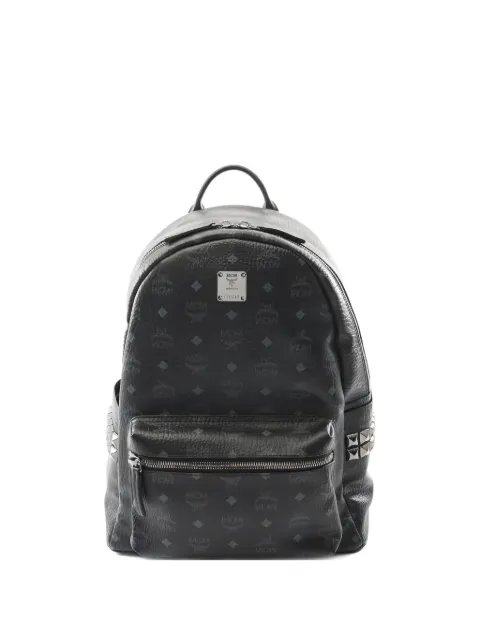 MCM Pre-Owned logo-pattern backpack