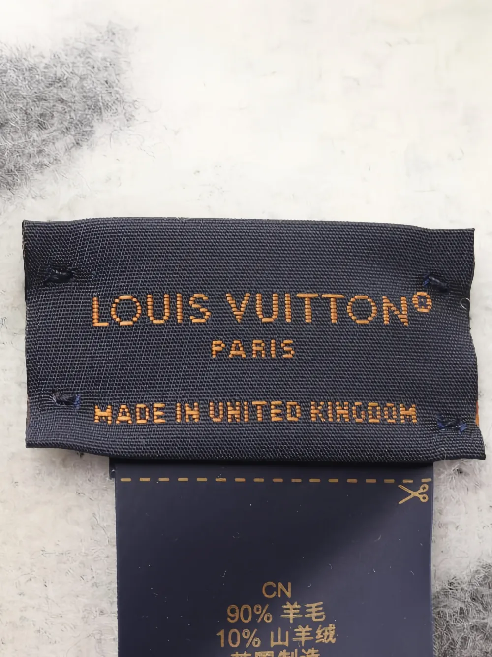 LOUIS VUITTON Pre-owned Logo-embellishment Blanket In White