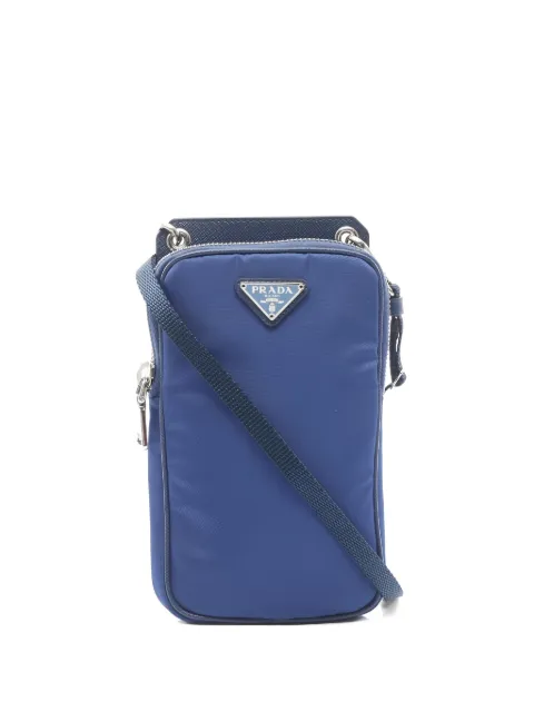 Prada Pre-Owned logo-plaque cross body bag