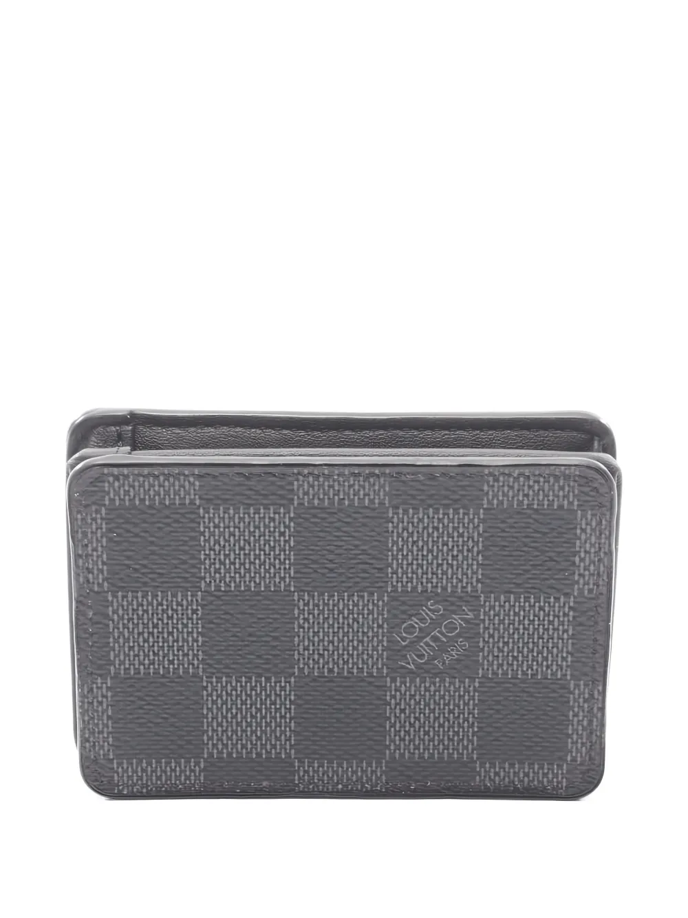 Louis Vuitton Pre-Owned 2021 Damier graphite coin purse | Grey | Image 1