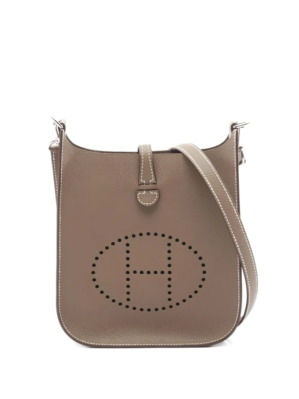 Pre-owned Hermes 2025 Evelyne 16 Shoulder Bag In Neutral