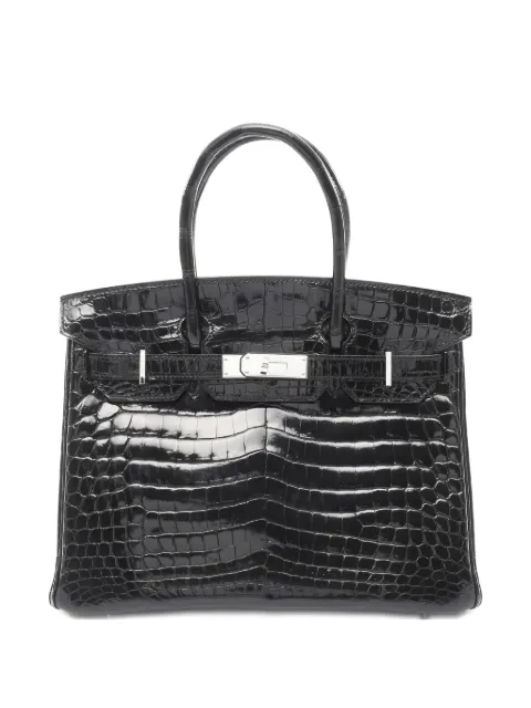 Hermès Pre-Owned 2009 Niloticus Birkin internal slip pocket handbag
