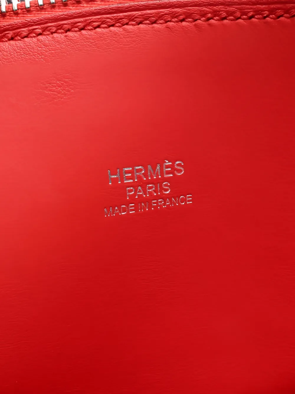 Pre-owned Hermes 27 Bolide Detachable Strap Handbag In Red