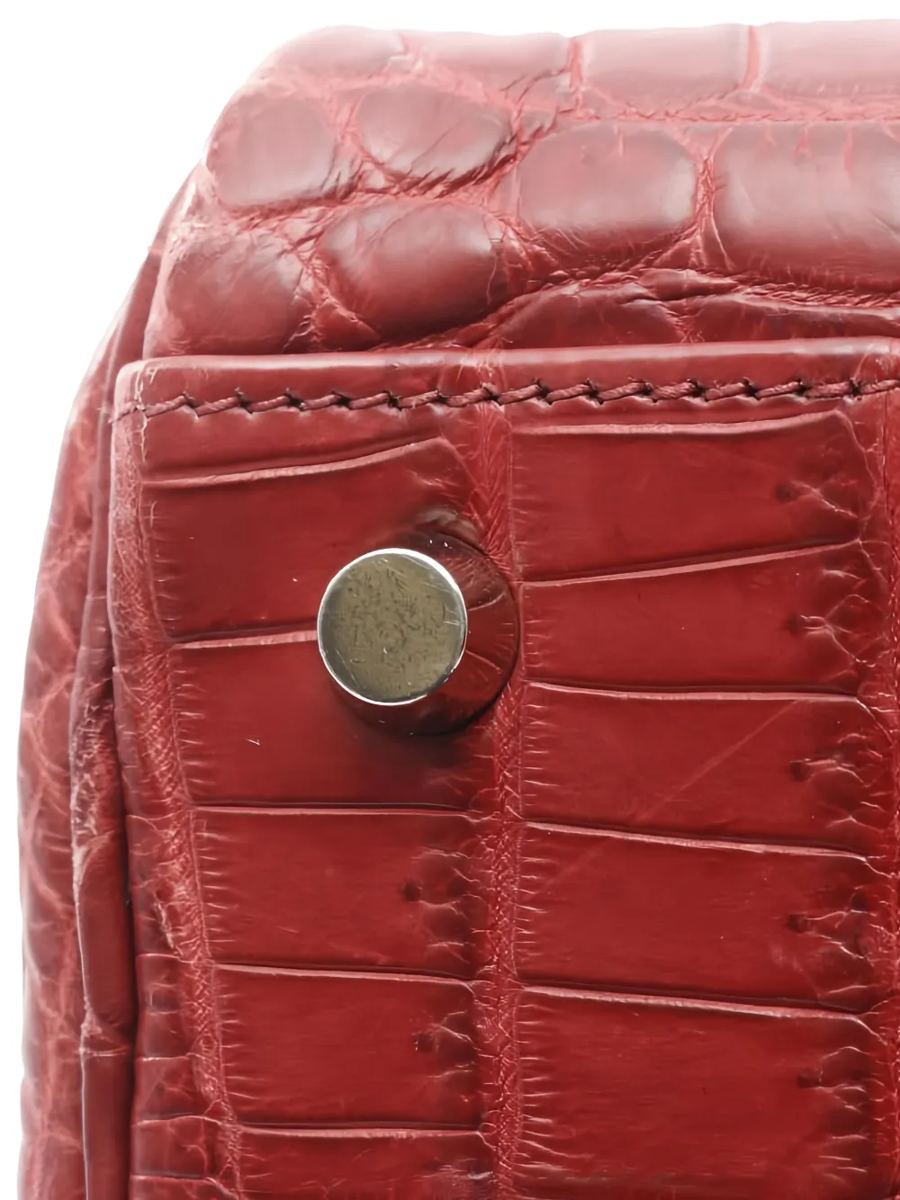 Pre-owned Hermes 2002 Kelly Sport Mm Cross Body Bag In Red