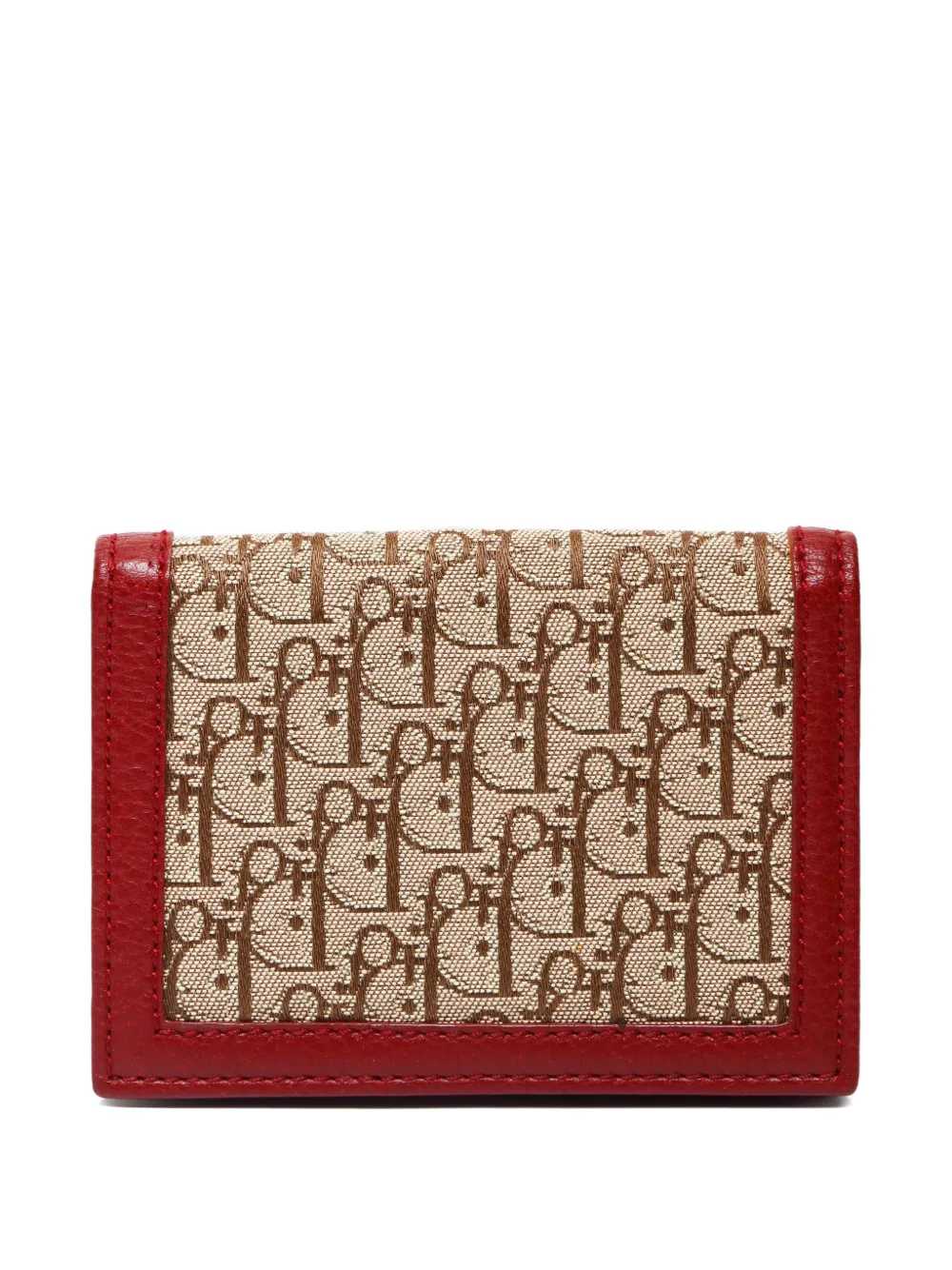 DIOR Pre-owned 2005 Street Chic Cardholder In Red