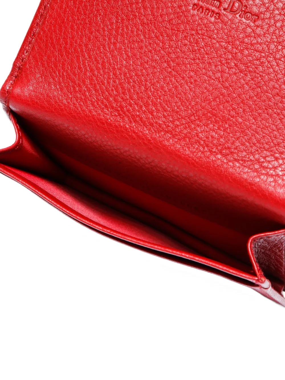 DIOR Pre-owned 2005 Street Chic Cardholder In Red