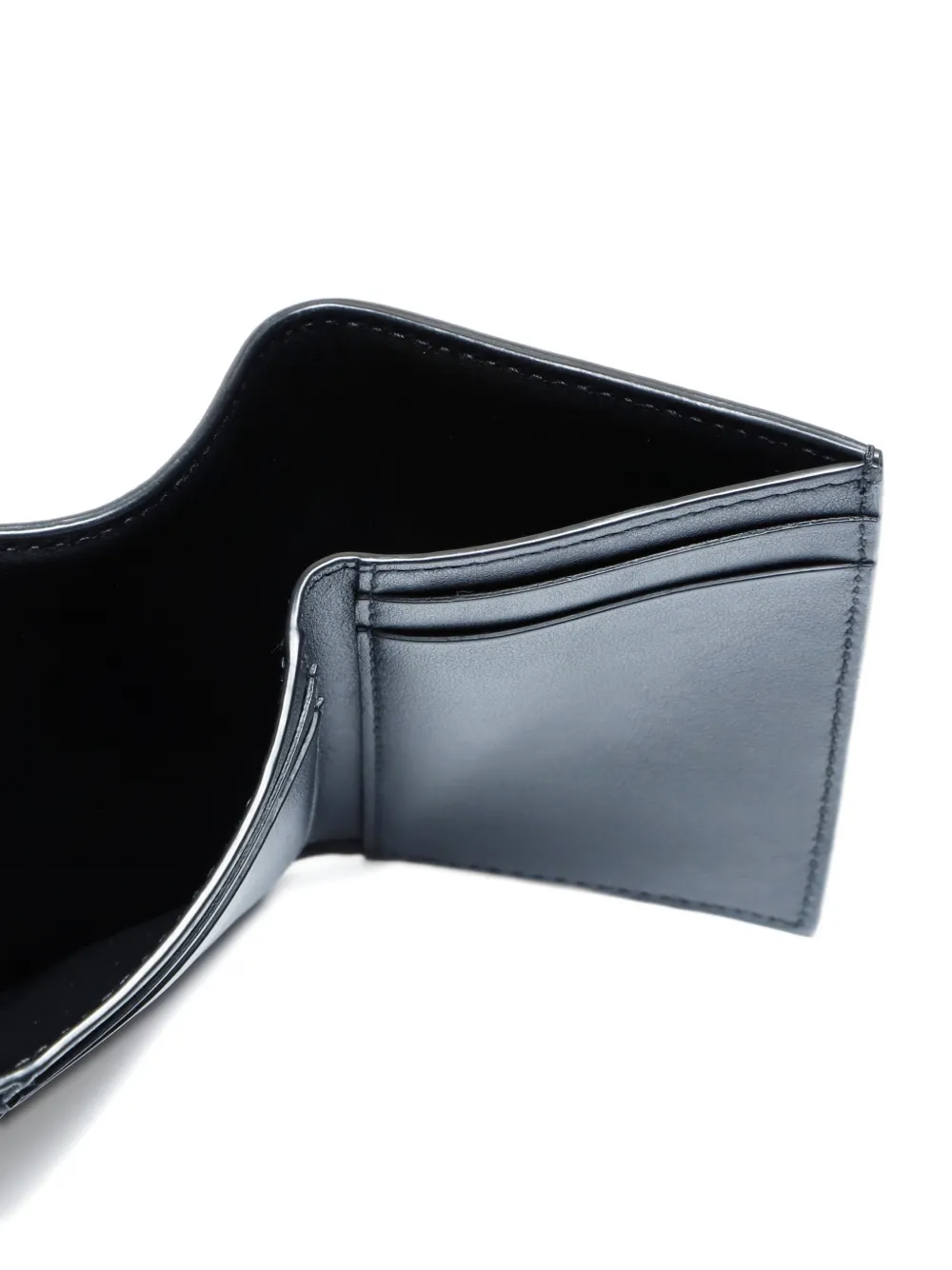 BOTTEGA VENETA Pre-owned 2010s Tri-fold Leather Wallet In Black