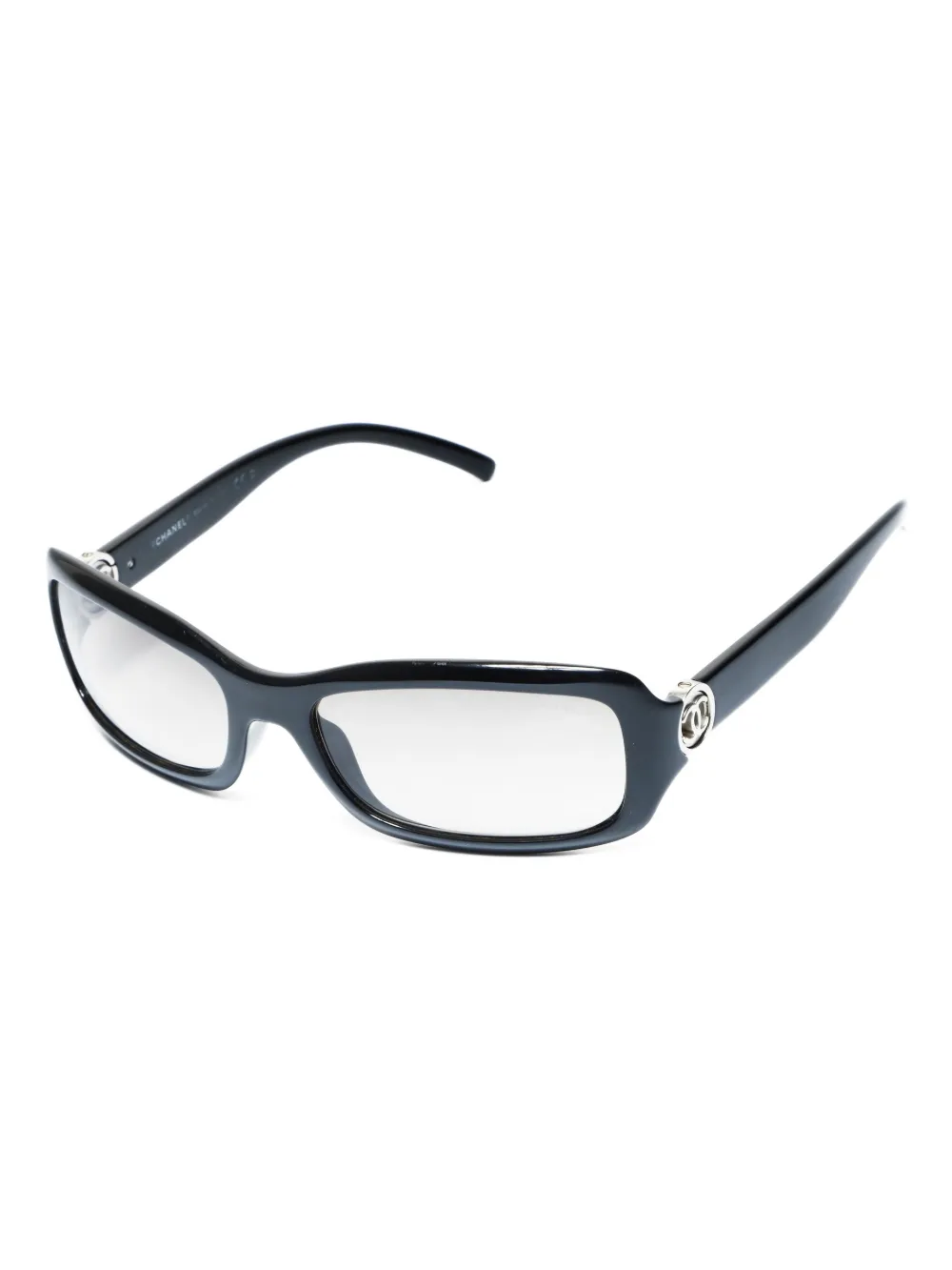 CHANEL Pre-Owned 2000s CC rectangle sunglasses | Image 2