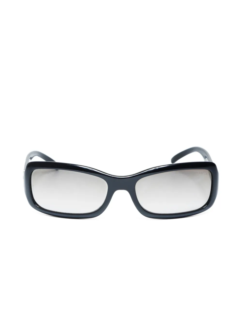 CHANEL Pre-Owned 2000s CC rectangle sunglasses | Black | Image 1