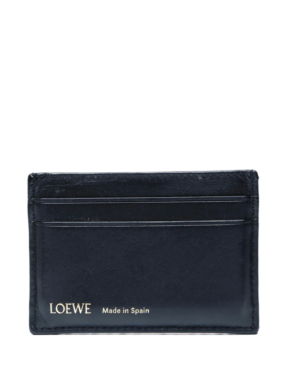 LOEWE Pre-owned 2000-2020 Anagram-jacquard Cardholder In Black