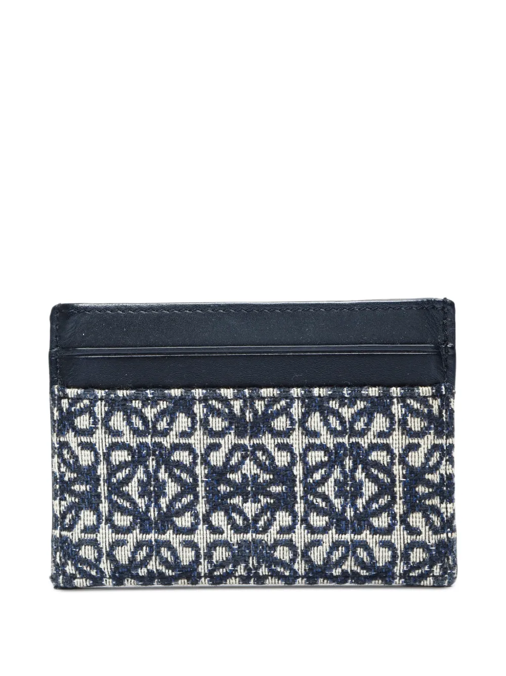Loewe Pre-Owned 2000-2020 Anagram-jacquard cardholder | Black | Image 1