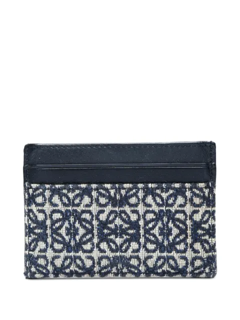 Loewe Pre-Owned 2000-2020 Anagram-jacquard cardholder