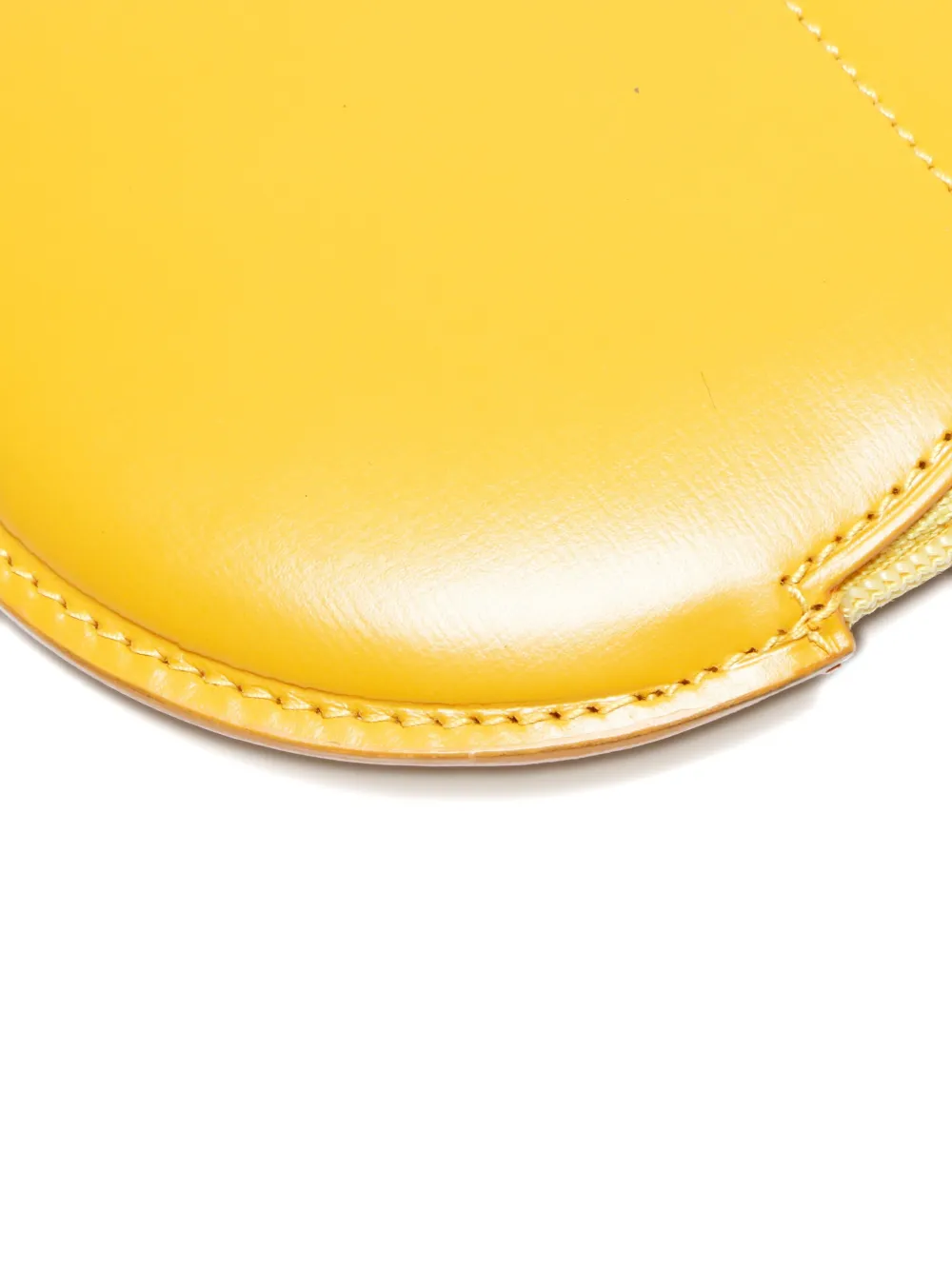 Pre-owned Loewe 2000-2020 Circular Coin Purse In Yellow