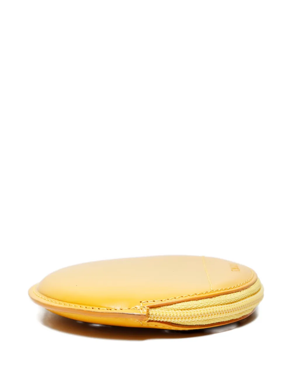 Pre-owned Loewe 2000-2020 Circular Coin Purse In Yellow