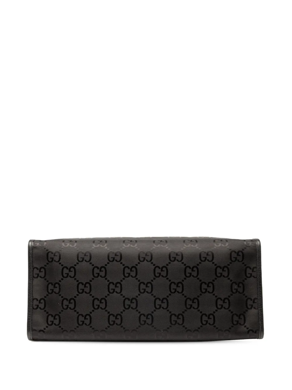 Pre-owned Gucci 2016-2025 Gg Econyl Off The Grid Convertible Tote Satchel In Black