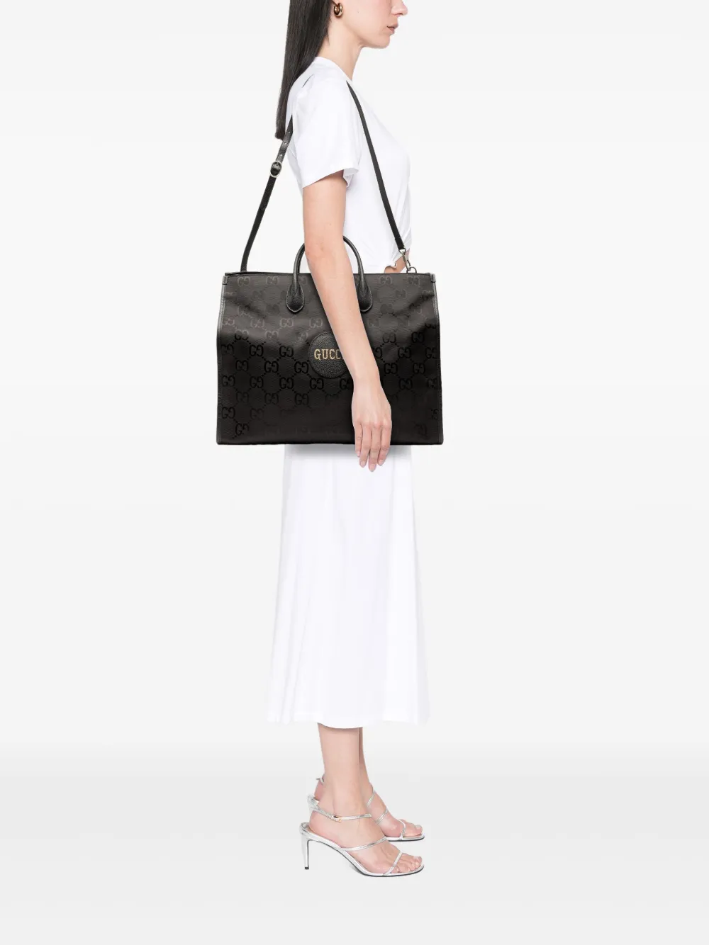 Gucci Pre-Owned 2016-2025 GG Econyl Off The Grid Convertible Tote satchel | Pre-Owned | Image 2