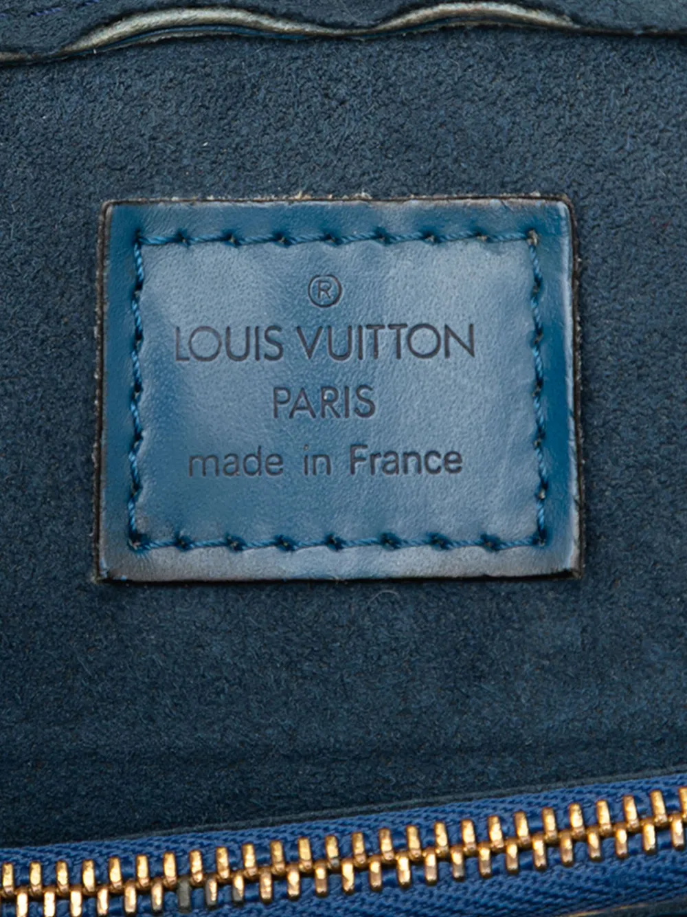 LOUIS VUITTON Pre-owned 1993 Epi Pont Neuf Handbag In Blue
