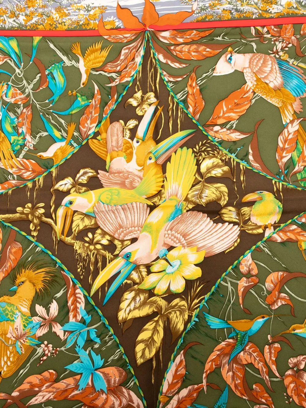 Hermès Pre-Owned 2010-2025 Tropiques de Paradis Seidenschal | Image 2