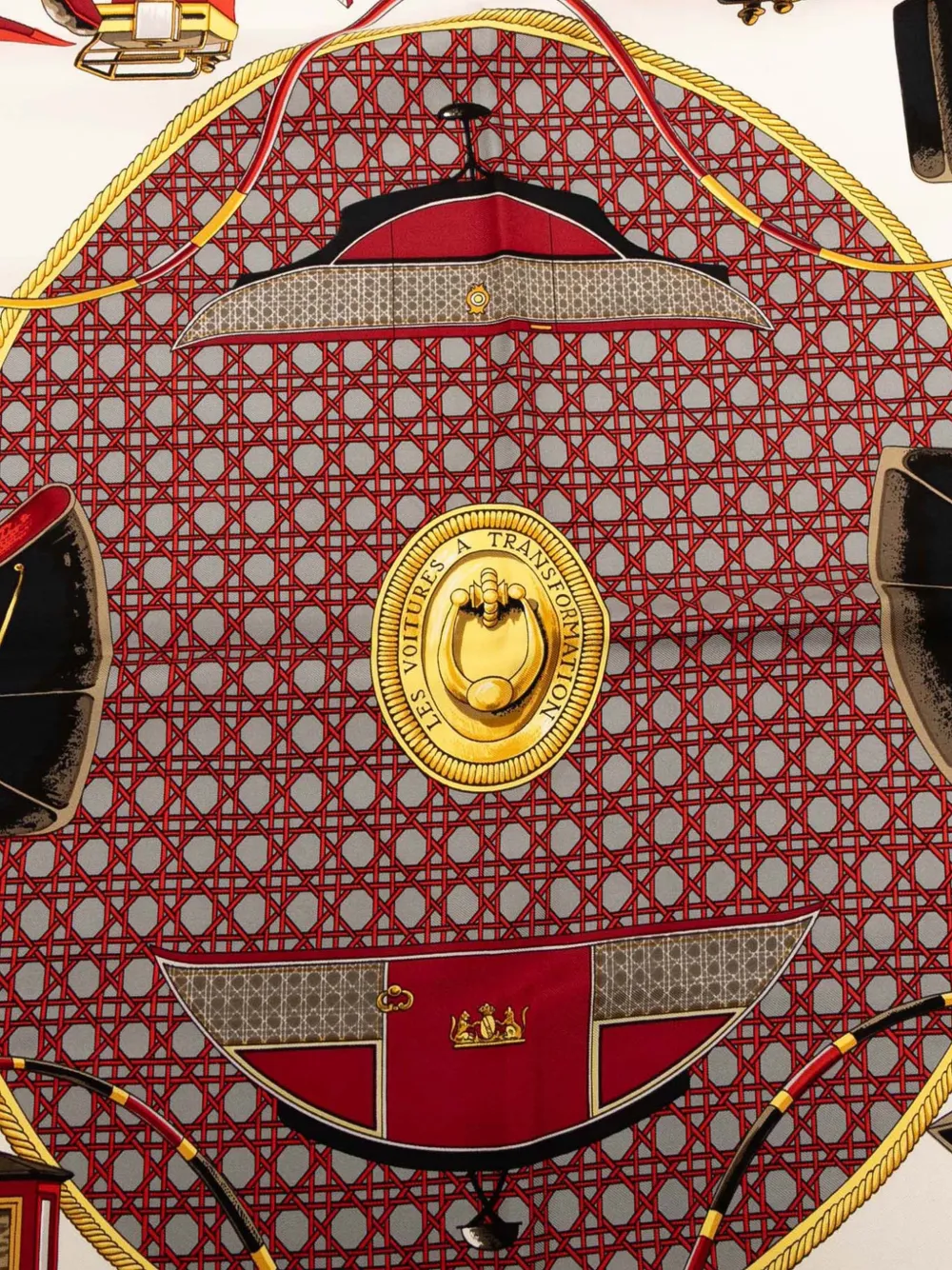 Hermès Pre-Owned 20th Century Les Voitures a Transformation Seidenschal | Image 2