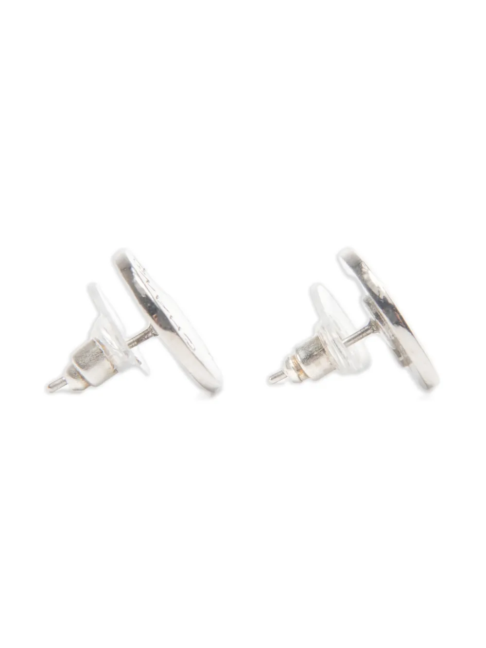 1998s Chanell Logo Circle Earrings