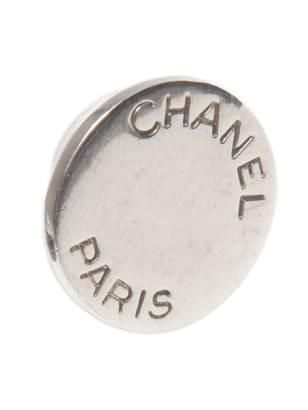 1998s Chanell Logo Circle Earrings