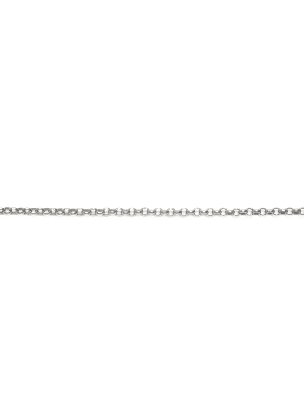 CHANEL Pre-owned 2018 Cc Mark Lobster Clasp Fastening Necklace In Silver
