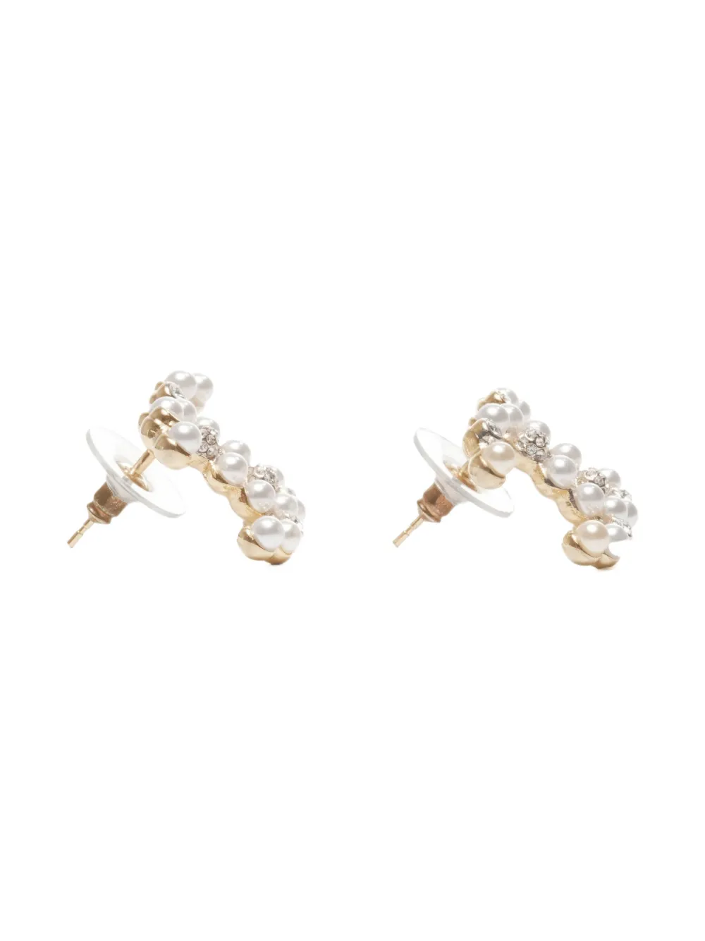 CHANEL Pre-owned 2020 Cc Mark Post-back Fastening Earrings In Gold