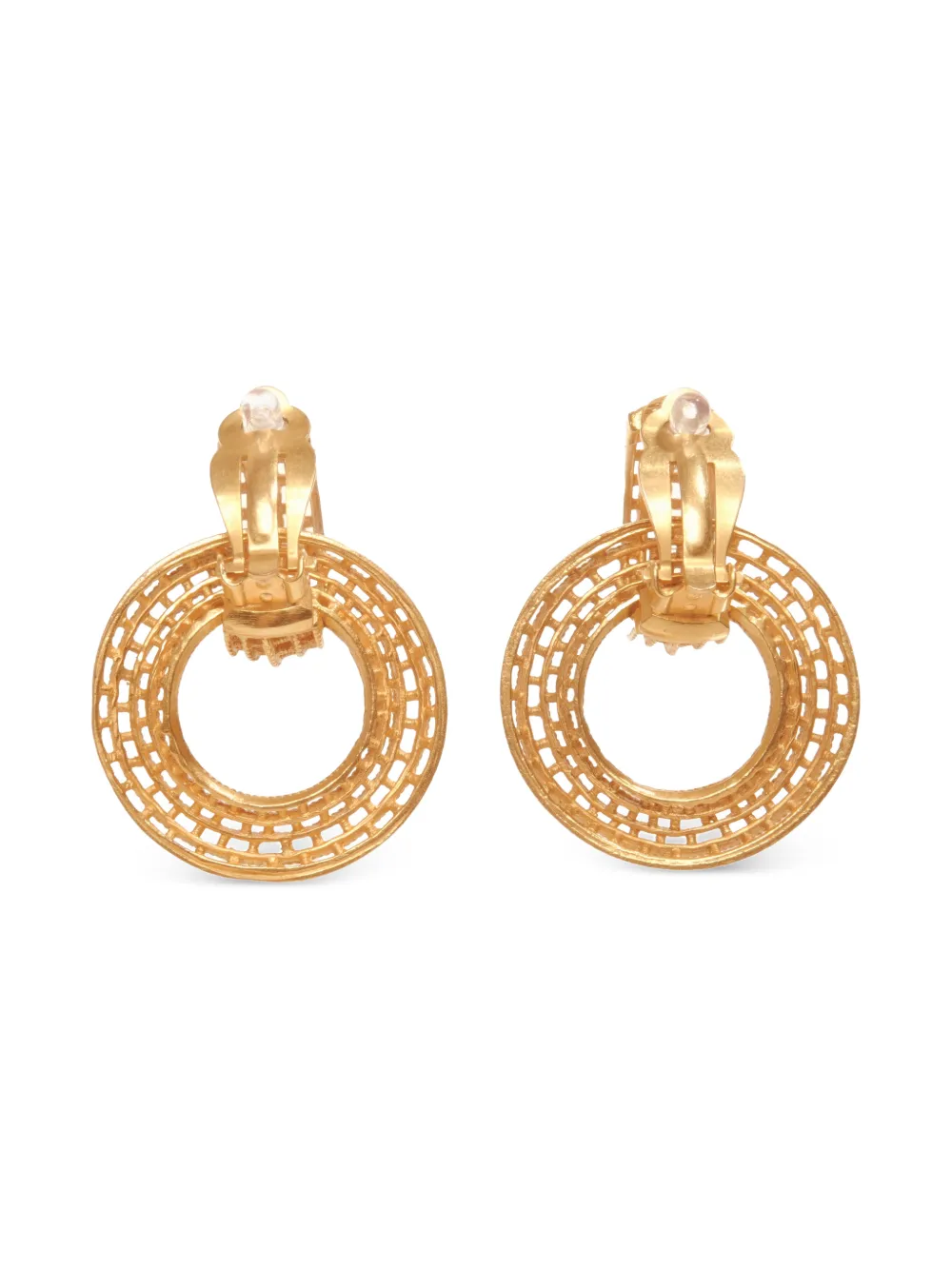 CHANEL Pre-Owned arracadas de clip 1971-1980 | Image 2