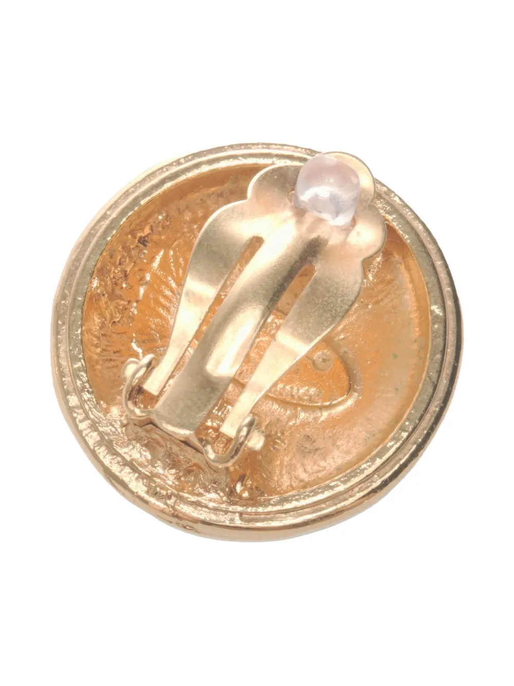 CHANEL Pre-owned 1980s Coco Mark Clip-on Earrings In Gold