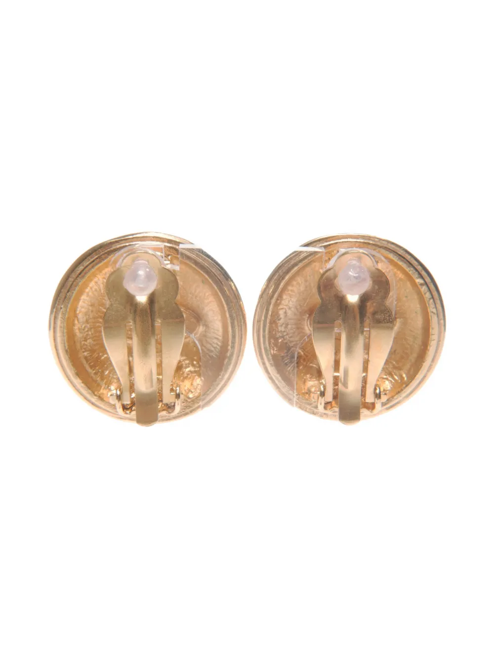 CHANEL Pre-owned 1980s Coco Mark Clip-on Earrings In Gold