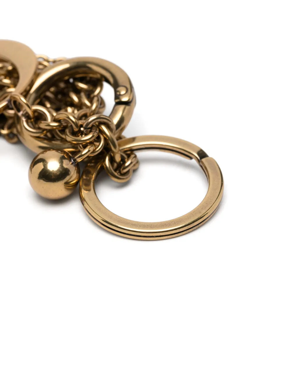  Chloé Logo Keyring Chain - Gold 