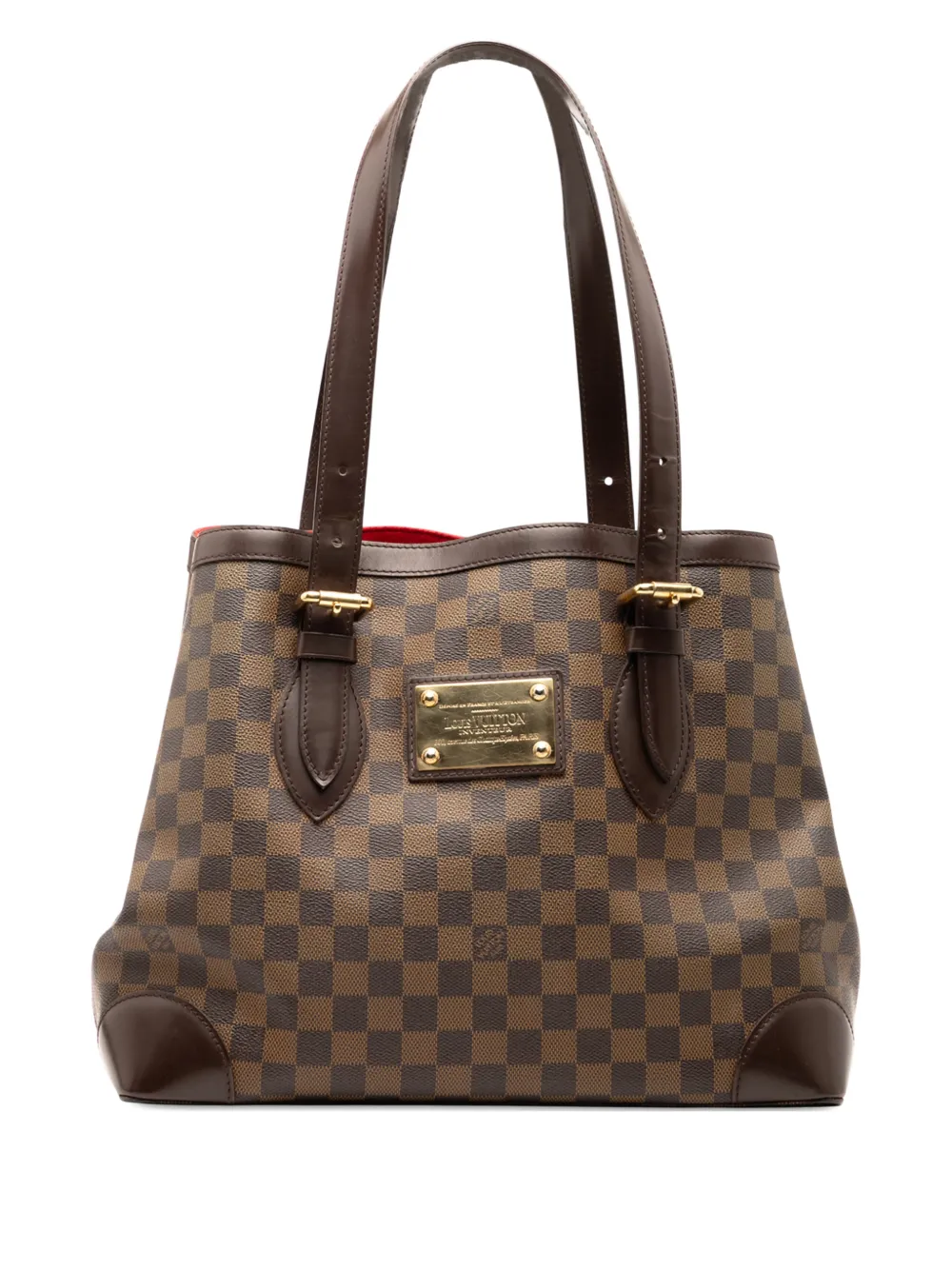 Louis Vuitton Pre-Owned 2007 Damier Ebene Hampstead MM tote bag | Brown | Image 1