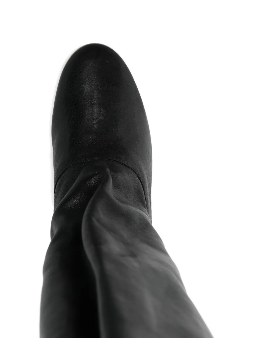 Paloma Wool 40mm Victoria Leather Knee-high Boots In Black