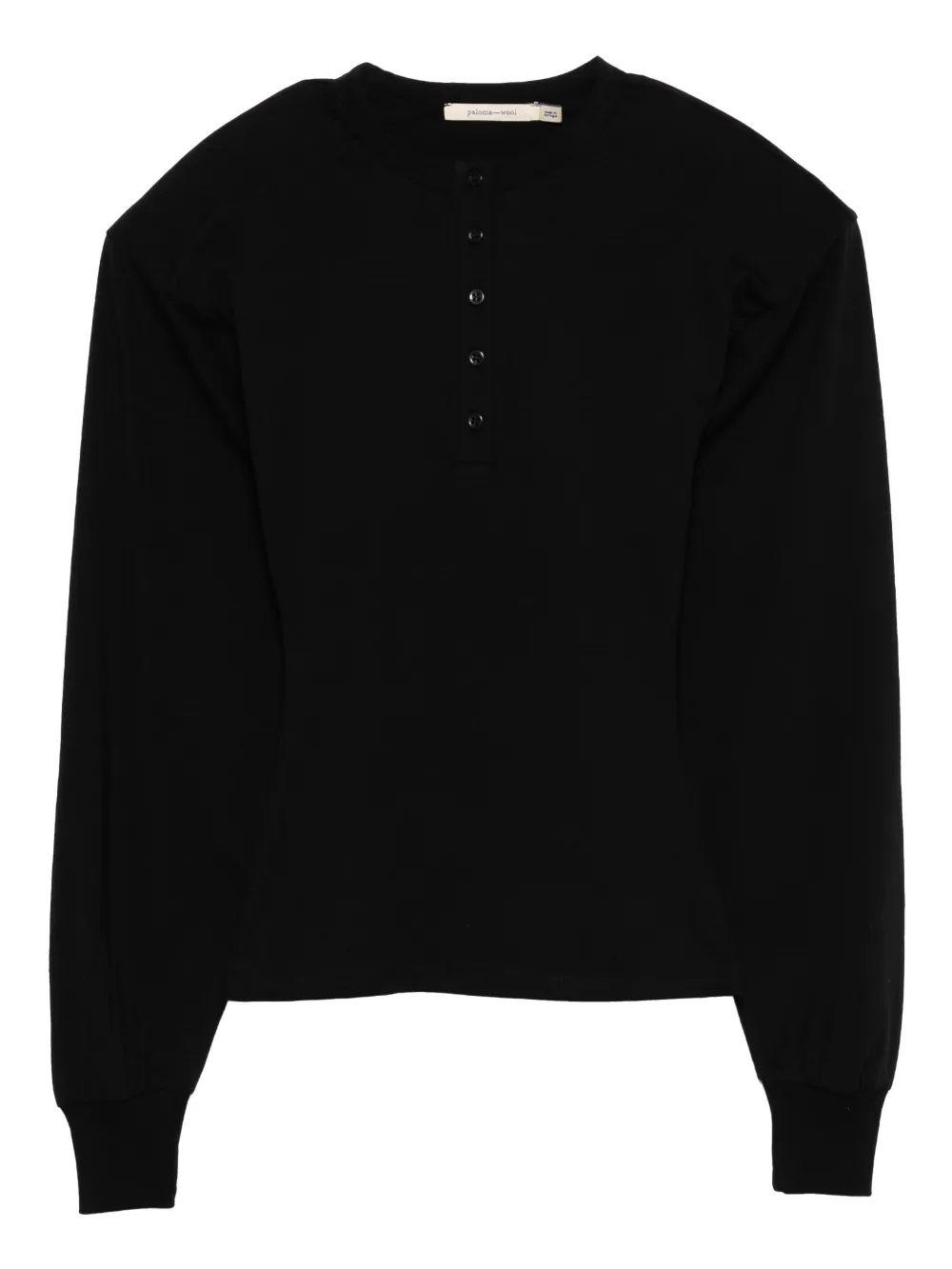 Paloma Wool top con botones | negro | Image 1