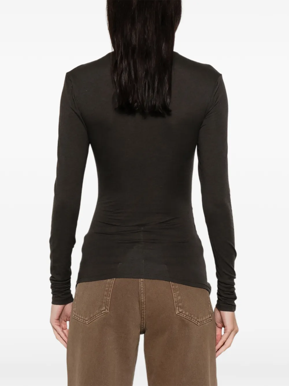 Paloma Wool Junco Long-sleeve Top In Brown
