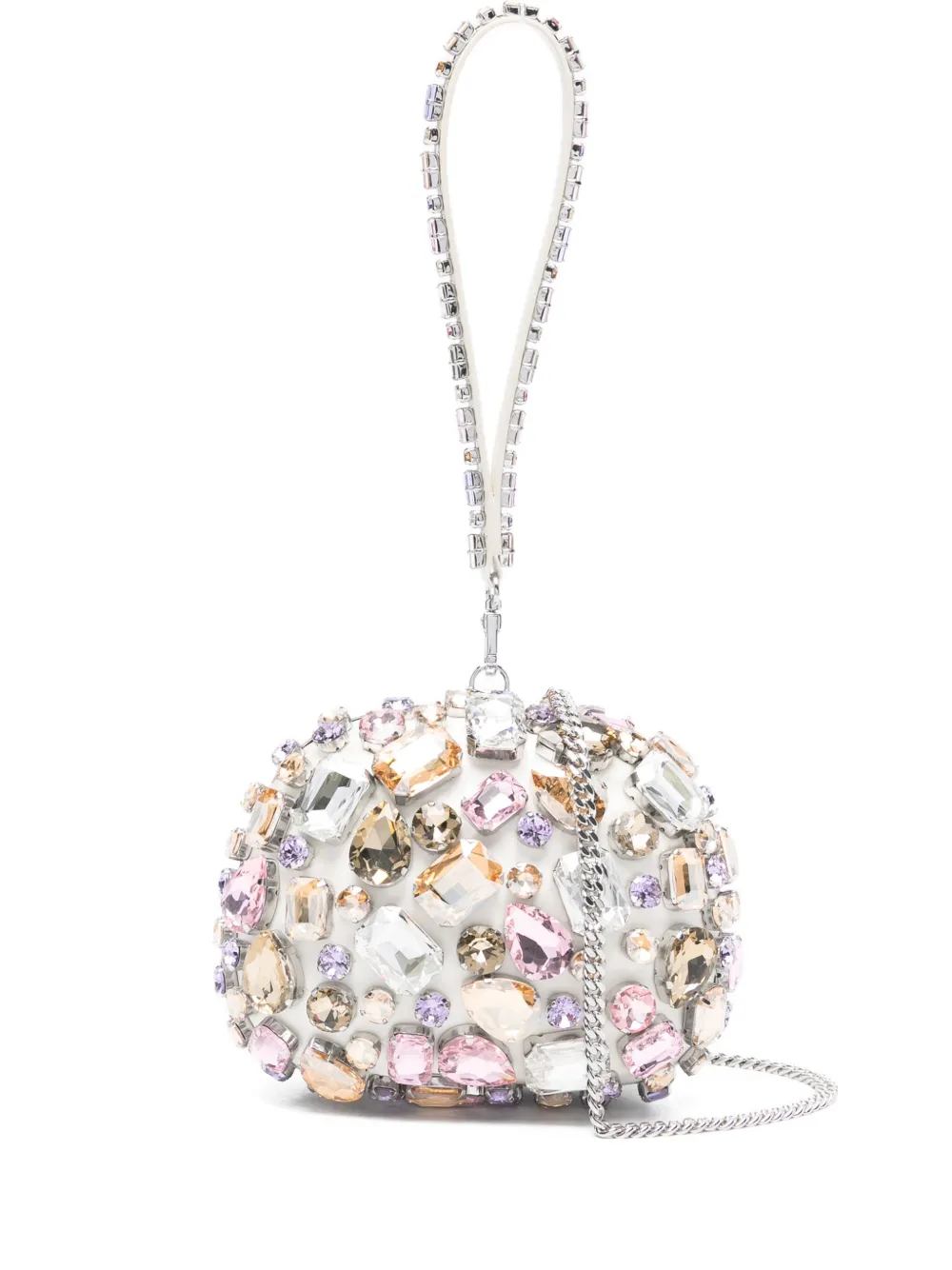 Self-Portrait bolsa de mano con detalles de cristal | blanco | Image 1