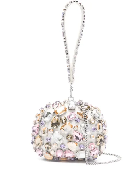 Self-Portrait bolsa de mano con detalles de cristal