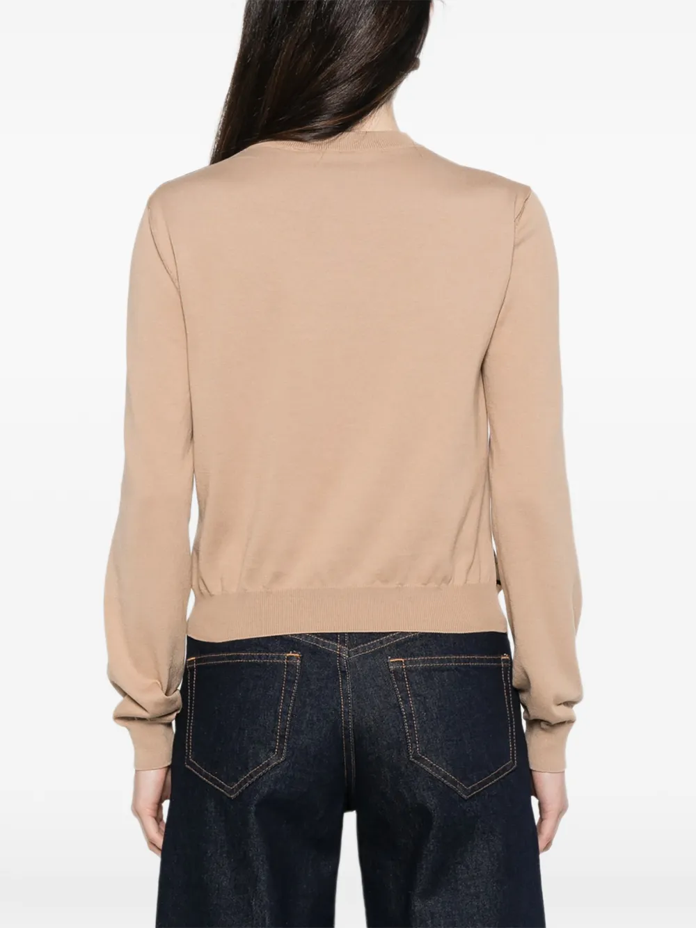 Moschino Vest met bloemenprint Beige