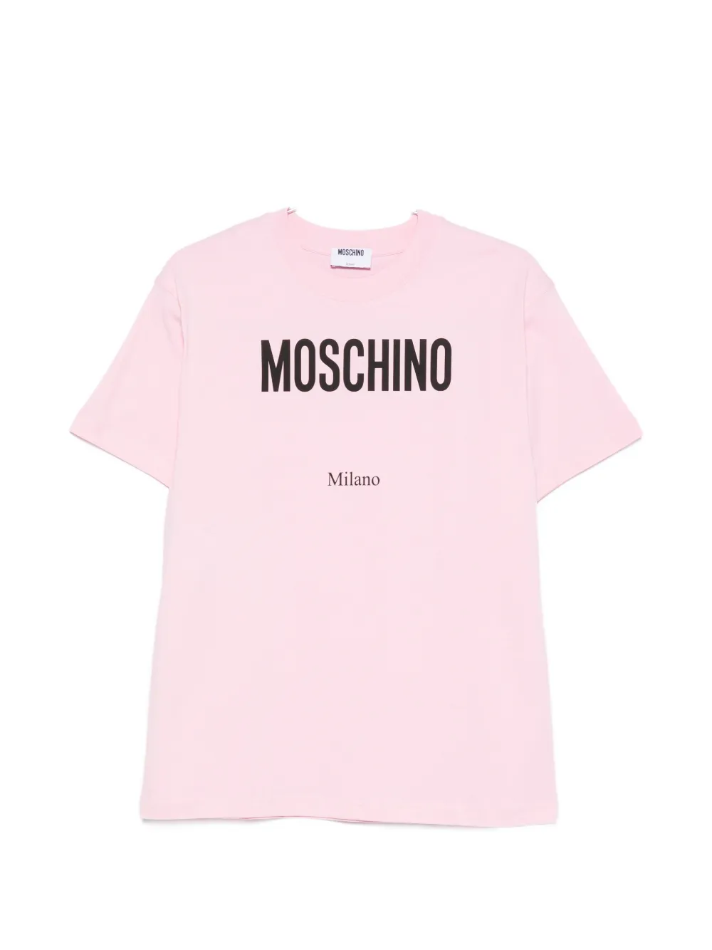 Moschino logo-detail T-shirt - Rosa