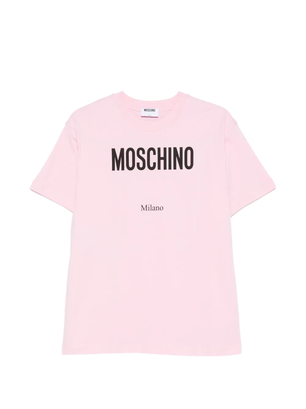 Moschino logo-detail T-shirt - Rosa