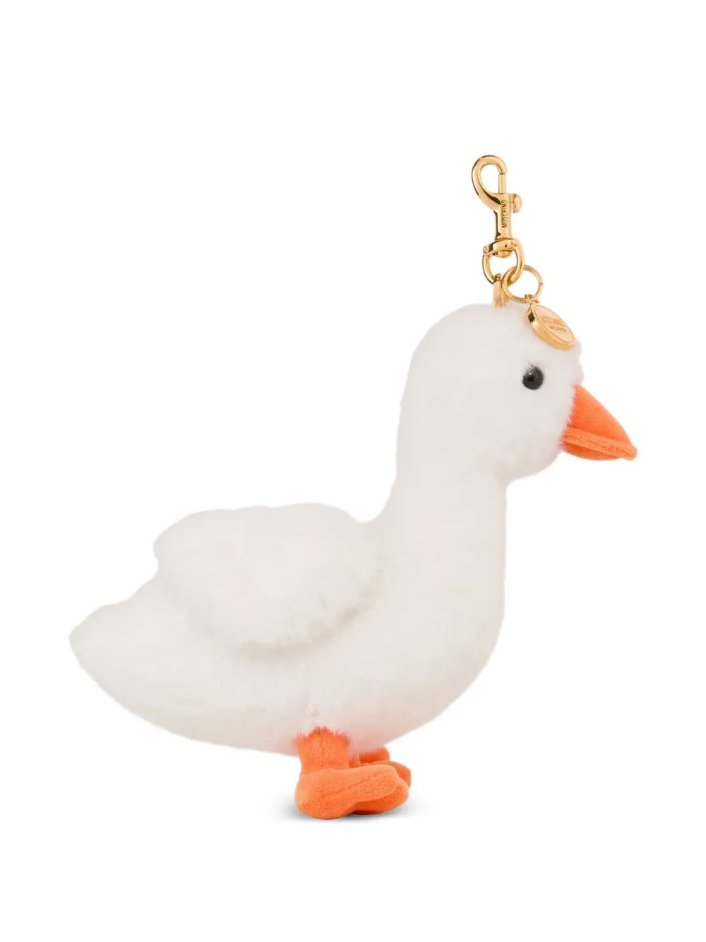 Moschino Schlüsselanhänger mit Entenanhänger - Weiß