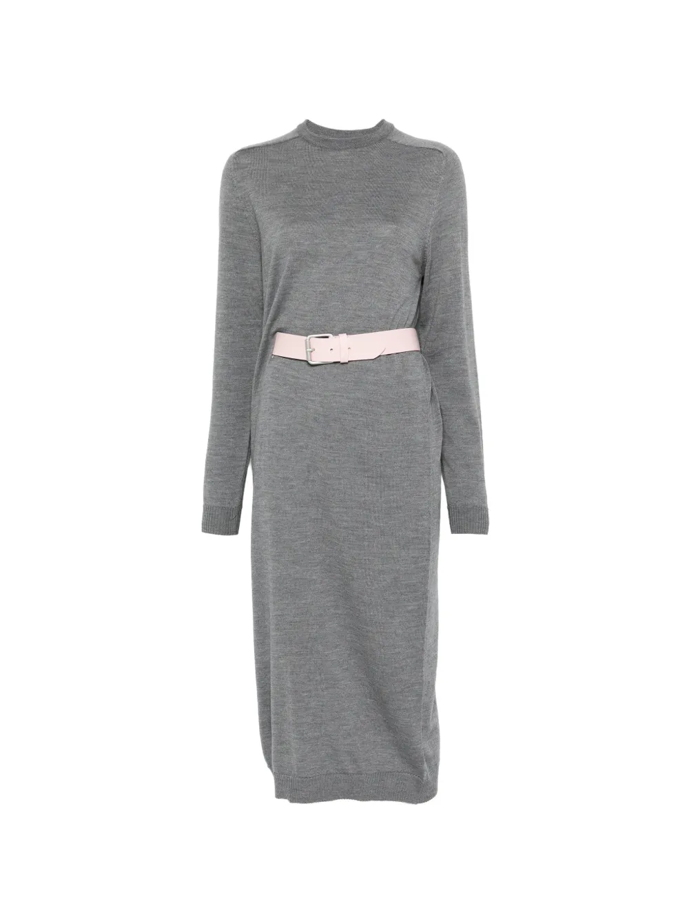 Moschino round neck dress - Grigio