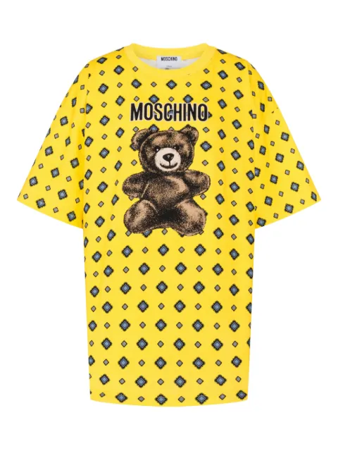 Moschino Moschino Teddy bear organic cotton jersey T-shirt