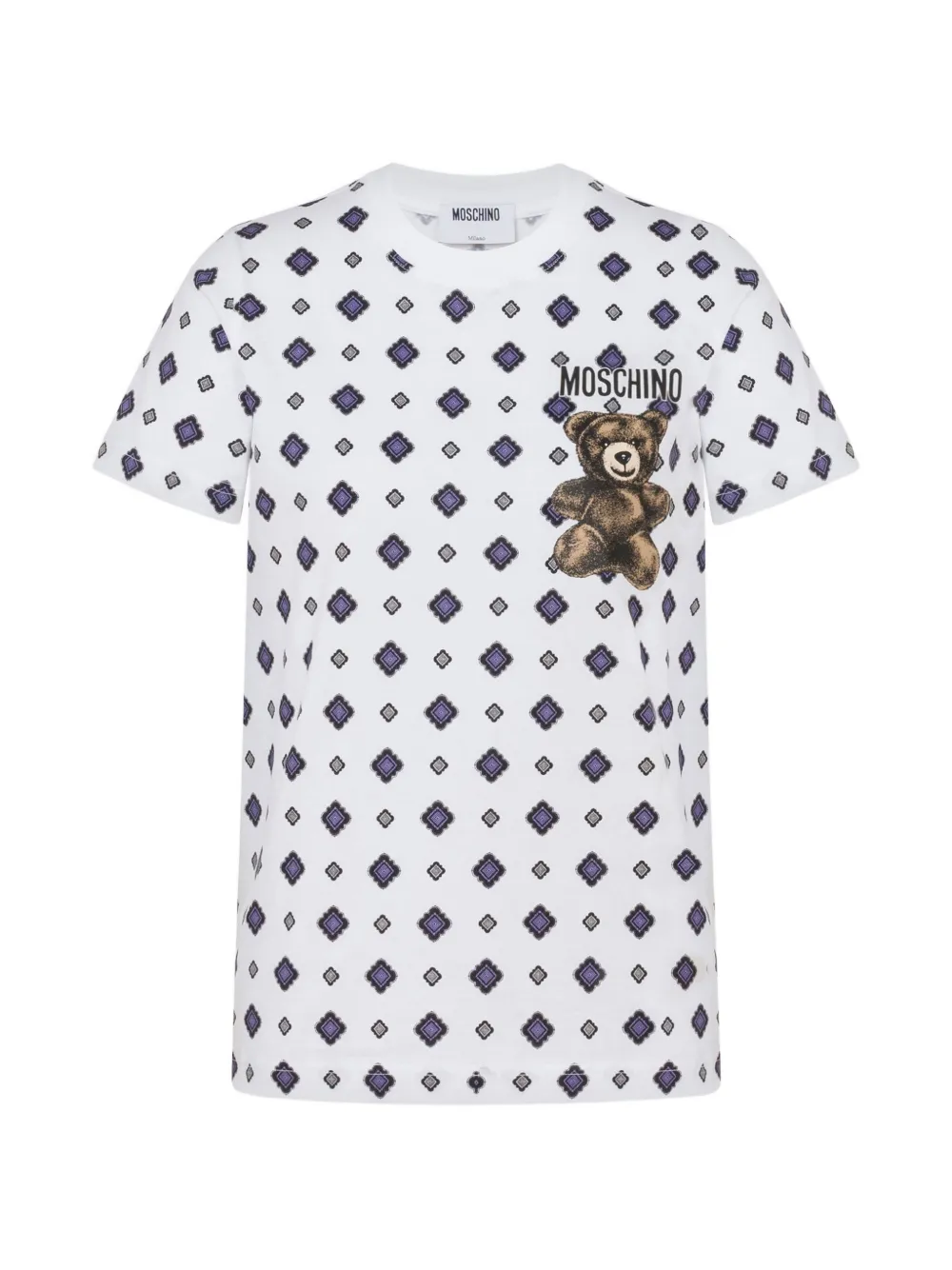 Moschino T-shirt met teddybeerprint Wit