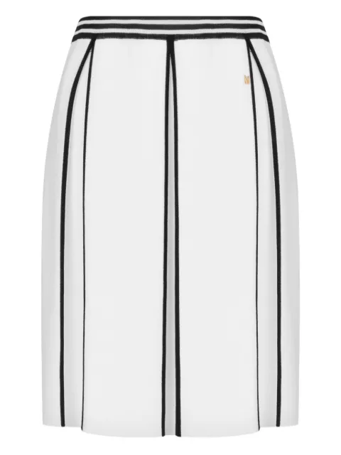 Moschino striped-pattern skirt