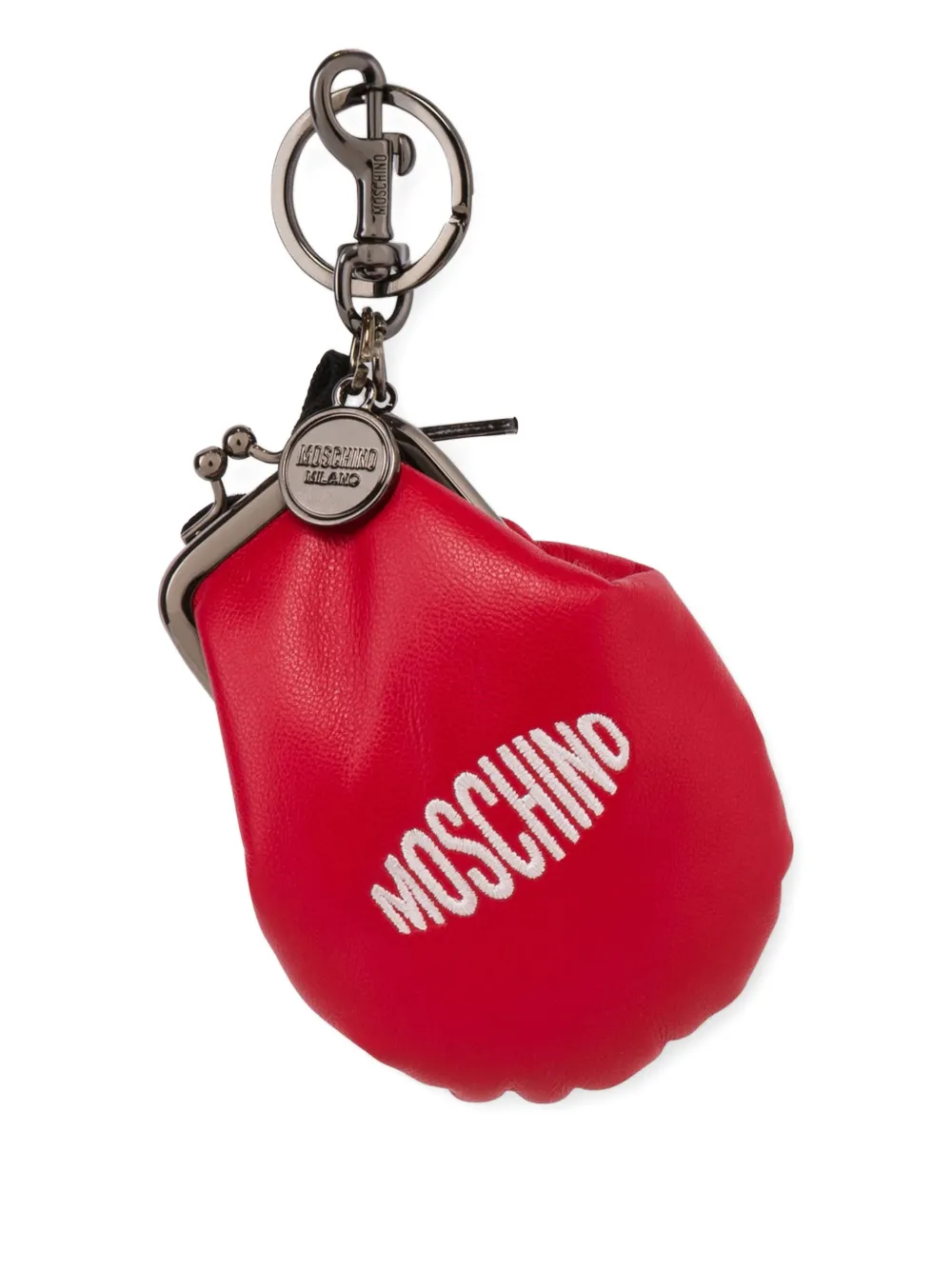  Moschino Boxing-glove Keyring - Red 